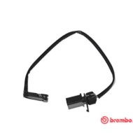 Contatto segnalazione, Usura past. freno/mat. d'attrito A 00 484 BREMBO per AUDI