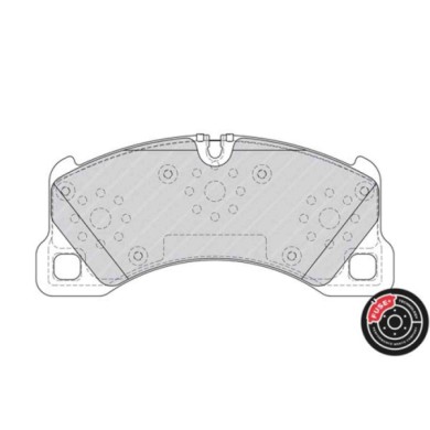 LIBRETTO_RICHIESTA_TARGA.JPG Kit pastiglie freno, Freno a disco FDB4064 FERODO per VW PORSCHE