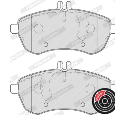 FDB4199_3.JPG Kit pastiglie freno, Freno a disco FDB4199 FERODO per MERCEDES-BENZ