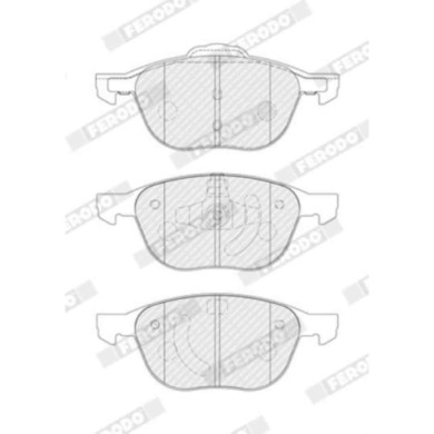 NEUTRO.jpg Kit pastiglie freno, Freno a disco FDB4319 FERODO per FORD