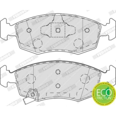 FDB4400_3.JPG Kit pastiglie freno, Freno a disco FDB4400 FERODO per FIAT LANCIA