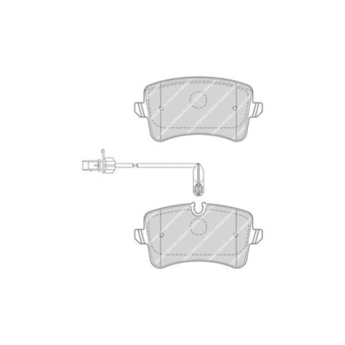 LIBRETTO_RICHIESTA_TARGA.JPG Kit pastiglie freno, Freno a disco FDB4410 FERODO per AUDI PORSCHE