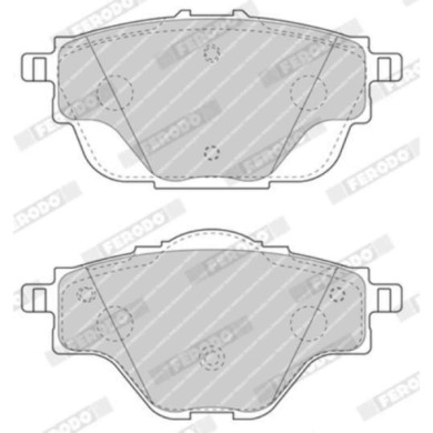 FDB4766_3.JPG Kit pastiglie freno, Freno a disco FDB4766 FERODO per PEUGEOT CITROEN OPEL DS