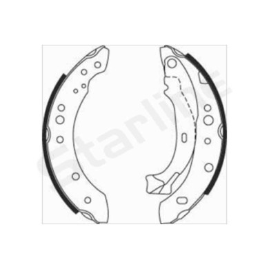 NEUTRO.jpg Kit ganasce freno BC 08150 STARLINE per RENAULT PEUGEOT CITROEN DACIA