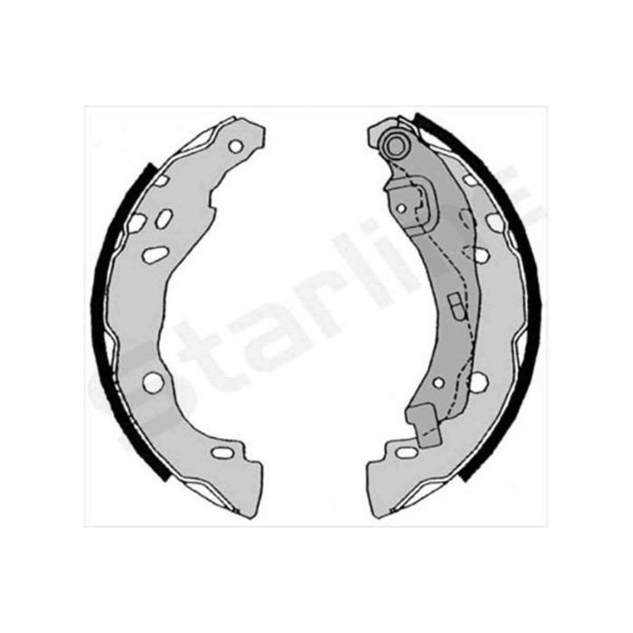 NEUTRO.jpg Kit ganasce freno BC 08630 STARLINE per RENAULT PEUGEOT CITROEN NISSAN HYUNDAI