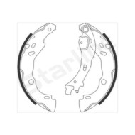 Kit ganasce freno BC 08700 STARLINE per PEUGEOT CITROEN LANCIA