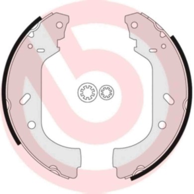 S23517_2.JPG Kit ganasce freno S 23 517 BREMBO per PEUGEOT CITROEN FIAT LANCIA