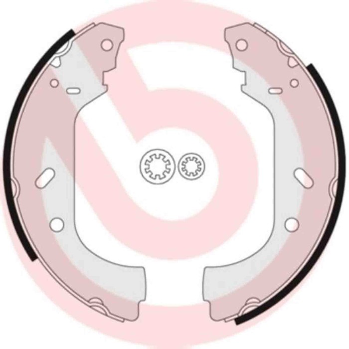 S23517_2.JPG Kit ganasce freno S 23 517 BREMBO per PEUGEOT CITROEN FIAT LANCIA