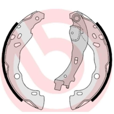 S23523_2.JPG Kit ganasce freno S 23 523 BREMBO per PEUGEOT CITROEN LANCIA
