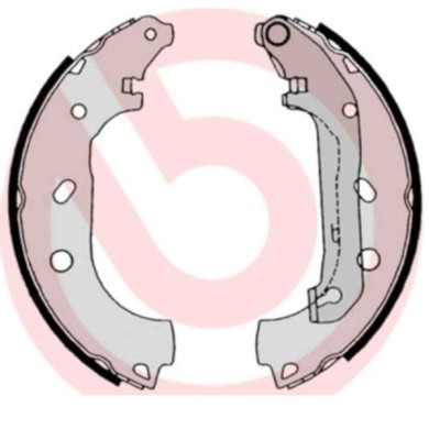 S24539_2.JPG Kit ganasce freno S 24 539 BREMBO per FORD