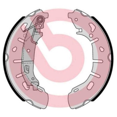 S59531_2.JPG Kit ganasce freno S 59 531 BREMBO per OPEL FIAT