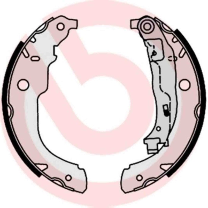 S61528_2.JPG Kit ganasce freno S 61 528 BREMBO per PEUGEOT CITROEN DS