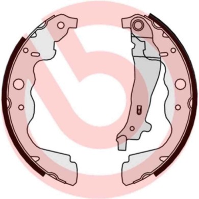 S68546_2.JPG Kit ganasce freno S 68 546 BREMBO per RENAULT MERCEDES-BENZ DACIA