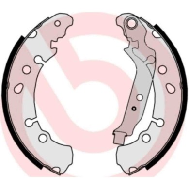 S83513_2.JPG Kit ganasce freno S 83 513 BREMBO per TOYOTA DAIHATSU