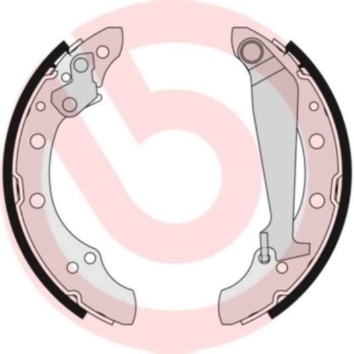S85511_2.JPG Kit ganasce freno S 85 511 BREMBO per AUDI VW SEAT SKODA