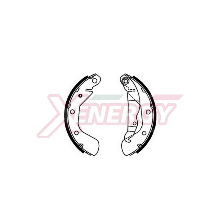 NEUTRO.jpg Kit ganasce freno X50230 AP XENERGY per OPEL CHEVROLET DAEWOO