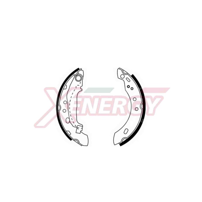 NEUTRO.jpg Kit ganasce freno X50246 AP XENERGY per NISSAN