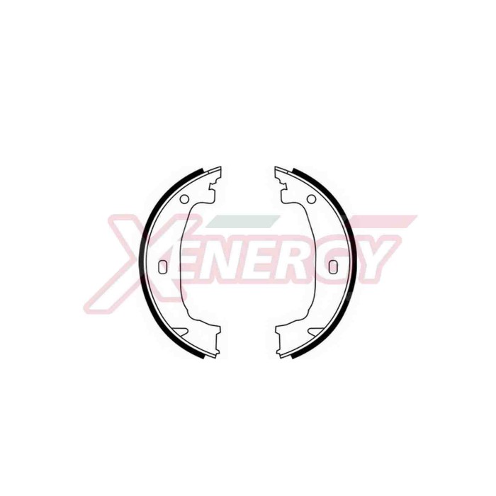 NEUTRO.jpg Kit ganasce, Freno stazionamento X50359 AP XENERGY per BMW