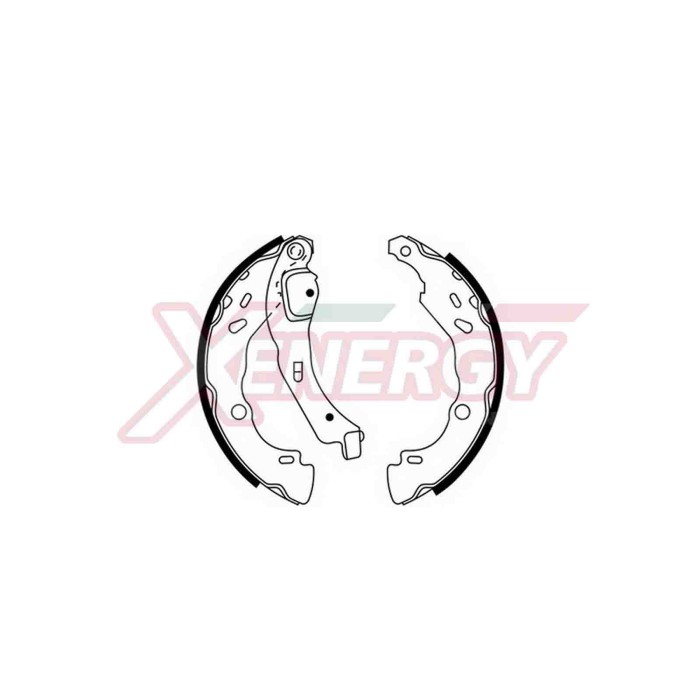 NEUTRO.jpg Kit ganasce freno X50362 AP XENERGY per RENAULT PEUGEOT CITROEN NISSAN HYUNDAI