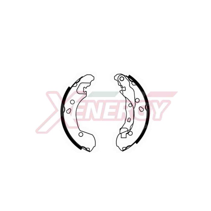 NEUTRO.jpg Kit ganasce freno X50372 AP XENERGY per RENAULT NISSAN