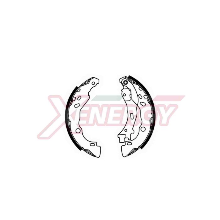 NEUTRO.jpg Kit ganasce freno X50379 AP XENERGY per PEUGEOT CITROEN LANCIA