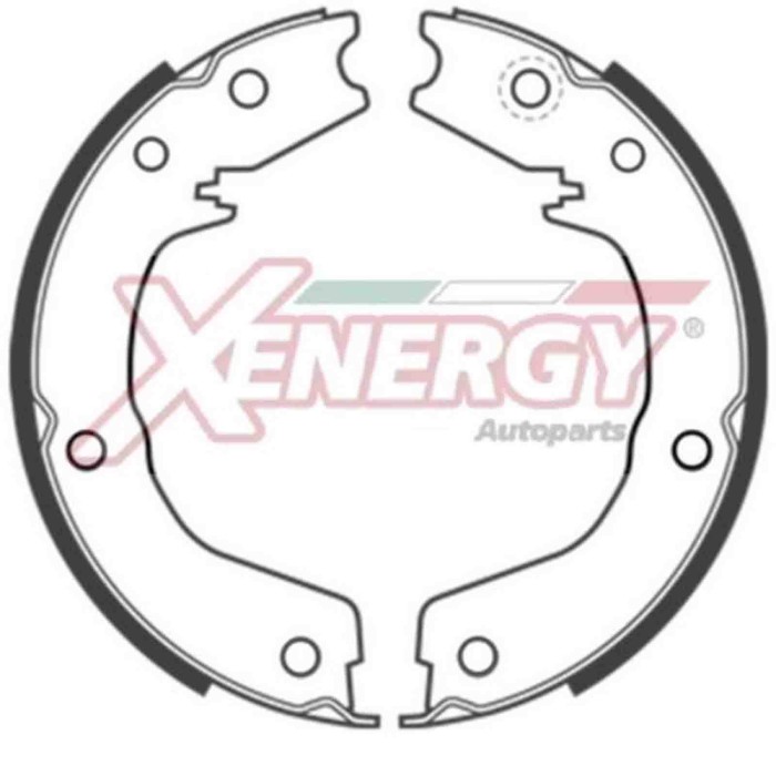 NEUTRO.jpg Kit ganasce freno X50552 AP XENERGY per MITSUBISHI