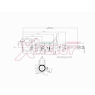 Ammortizzatore X506333 AP XENERGY per HYUNDAI