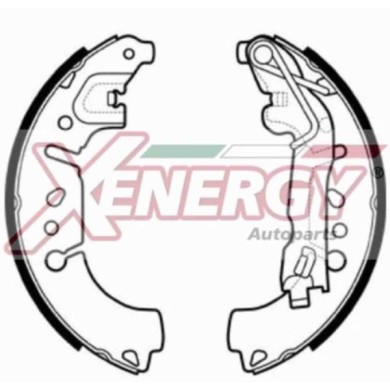 NEUTRO.jpg Kit ganasce freno X50723 AP XENERGY per FIAT