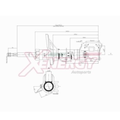 NEUTRO.jpg Ammortizzatore X507333 AP XENERGY per HYUNDAI