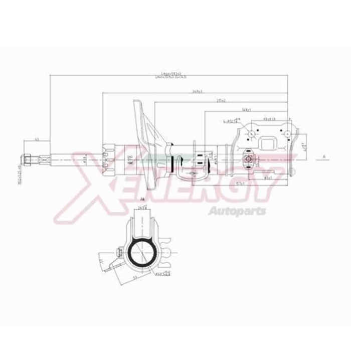 NEUTRO.jpg Ammortizzatore X507333 AP XENERGY per HYUNDAI