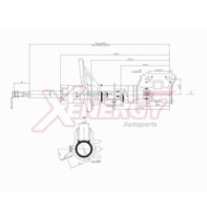 NEUTRO.jpg Ammortizzatore X507333 AP XENERGY per HYUNDAI
