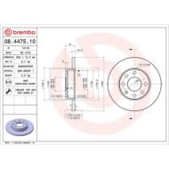 08447510_2.JPG Discofreno Singolo 08.4475.10 BREMBO per OPEL