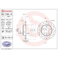 0871651X_2.JPG Discofreno Singolo 08.7165.1X BREMBO per AUDI VW SEAT SKODA