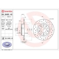 0894604X_2.JPG Discofreno Singolo 08.9460.4X BREMBO per ALFA ROMEO