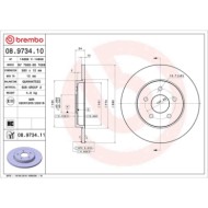 08973411_2.JPG Discofreno Singolo 08.9734.11 BREMBO per FORD JAGUAR