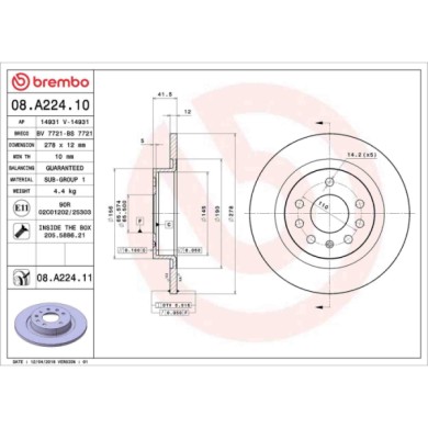 08A22410_2.JPG Discofreno Singolo 08.A224.10 BREMBO per FIAT