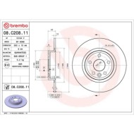08C20811_2.JPG Discofreno Singolo 08.C208.11 BREMBO per LAND ROVER JAGUAR