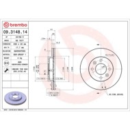 09314814_2.JPG Discofreno Singolo 09.3148.14 BREMBO per RENAULT NISSAN