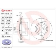 09505814_2.JPG Discofreno Singolo 09.5058.14 BREMBO per FIAT ALFA ROMEO LANCIA