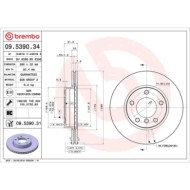 09539031_2.JPG Discofreno Singolo 09.5390.31 BREMBO per BMW
