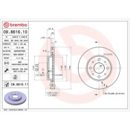 09861610_2.JPG Discofreno Singolo 09.8616.10 BREMBO per FORD FIAT