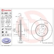 09868111_2.JPG Discofreno Singolo 09.8681.11 BREMBO per MERCEDES-BENZ