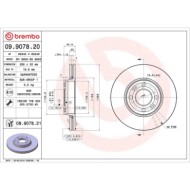 09907821_2.JPG Discofreno Singolo 09.9078.21 BREMBO per RENAULT MERCEDES-BENZ NISSAN DACIA