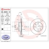 09950310_2.JPG Discofreno Singolo 09.9503.10 BREMBO per HYUNDAI KIA