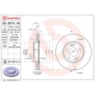 09957440_2.JPG Discofreno Singolo 09.9574.40 BREMBO per HYUNDAI KIA
