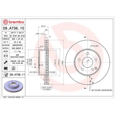 09A73611_2.JPG Discofreno Singolo 09.A736.11 BREMBO per MERCEDES-BENZ