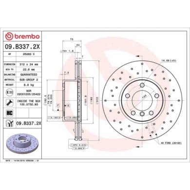 09B3372X_2.JPG Discofreno Singolo 09.B337.2X BREMBO per BMW