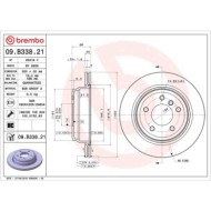 09B33821_2.JPG Discofreno Singolo 09.B338.21 BREMBO per BMW