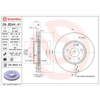 09B34441_2.JPG Discofreno Singolo 09.B344.41 BREMBO per MERCEDES-BENZ
