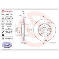 09C24911_2.JPG Discofreno Singolo 09.C249.11 BREMBO per HYUNDAI KIA